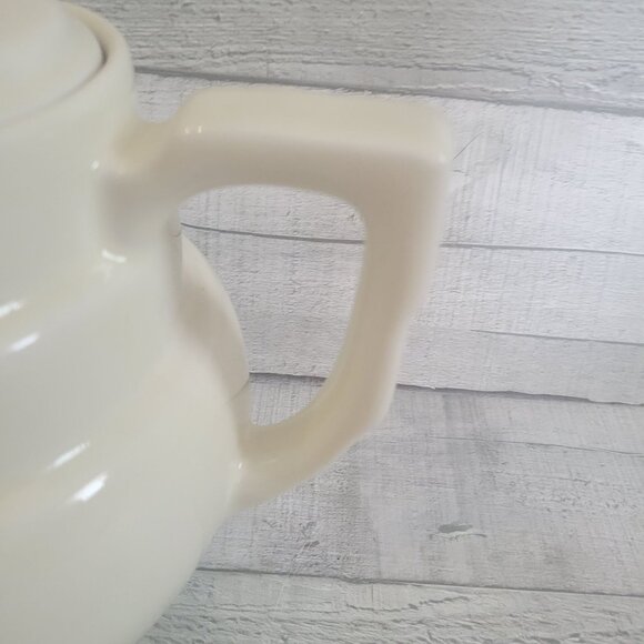 Hall China Rounded Terrace Rambling Rose Drip-o-lator Coffee Pot Vintage Teapot - Picture 4 of 11